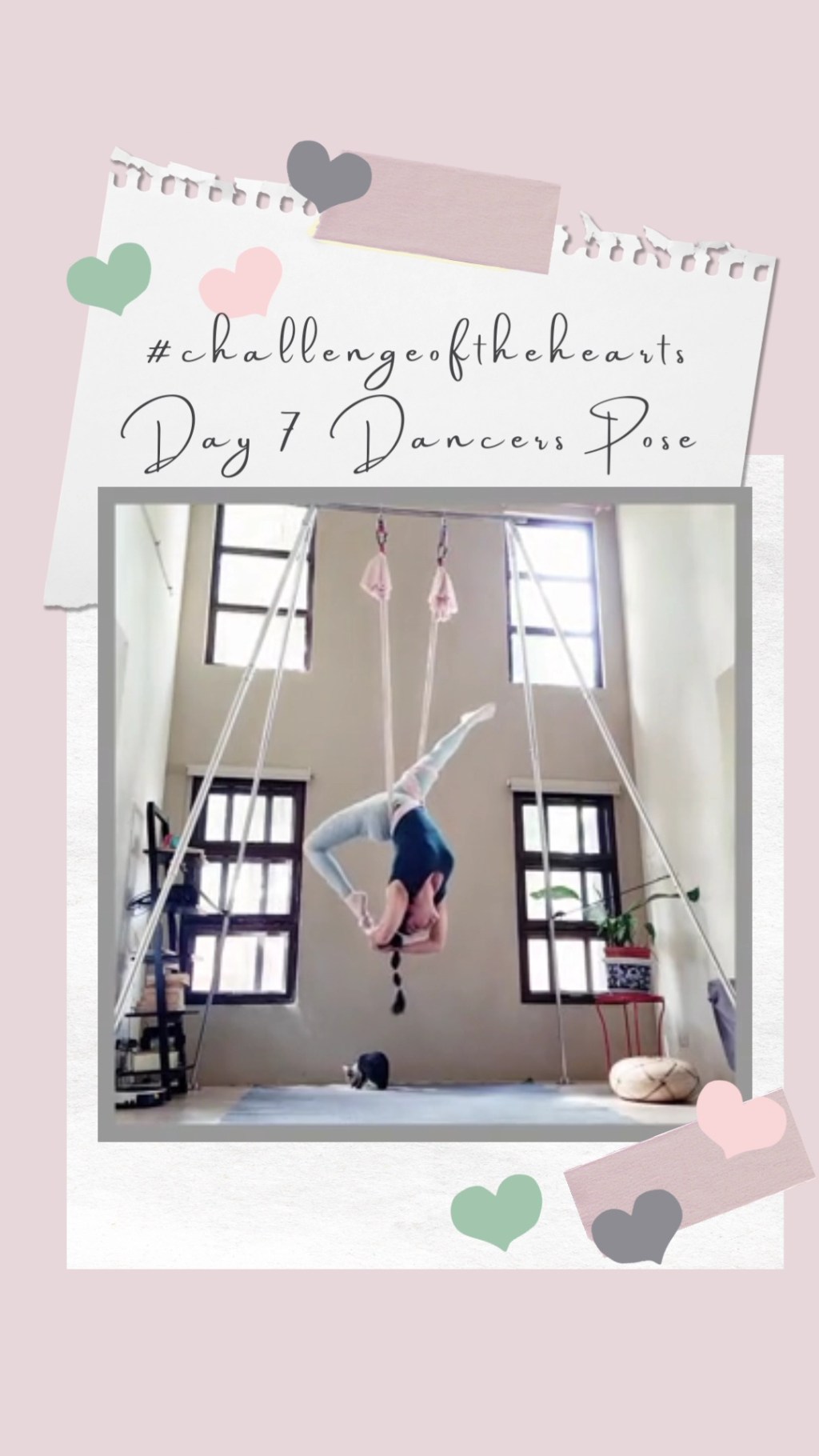 Aerial Yoga Dancer&nbsp;Pose