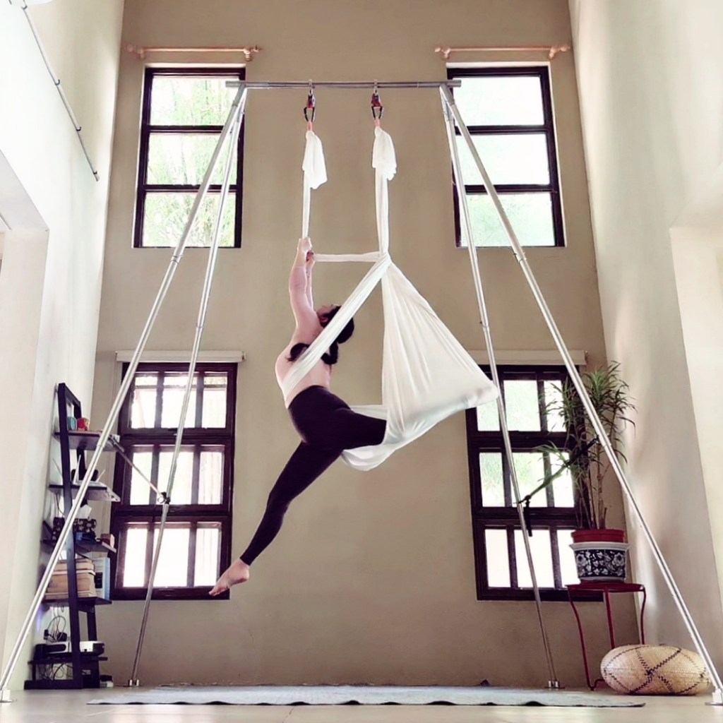 Aerial Yoga Splits Flow
