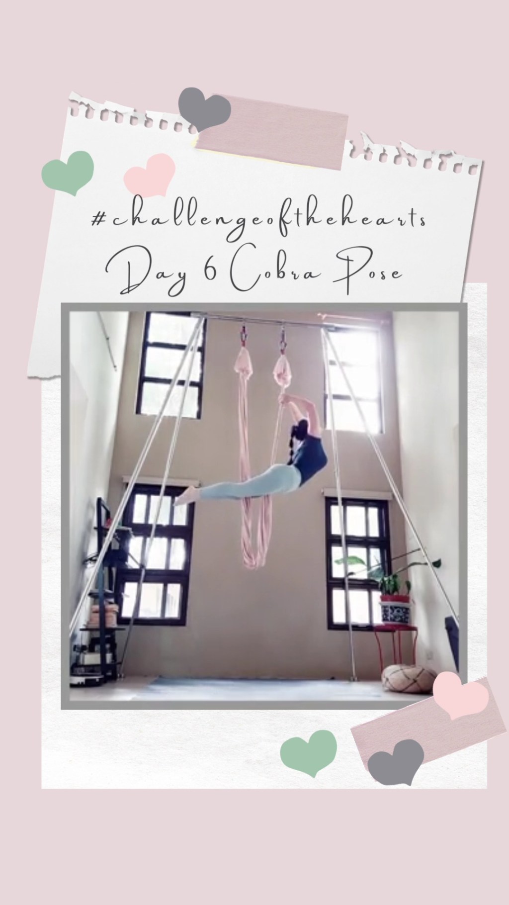 Aerial Yoga Cobra&nbsp;Pose