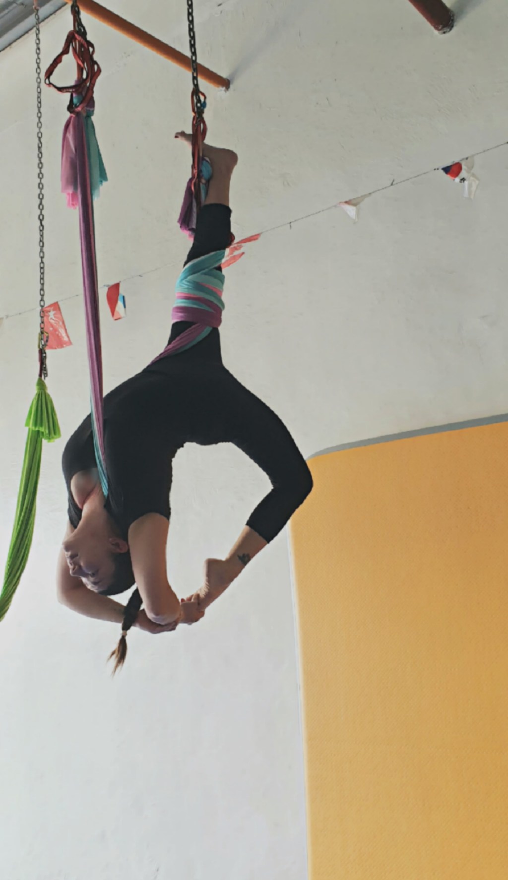 Aerial Dancer’s Pose